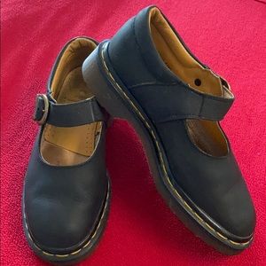 Vintage Dr. Doc Martens Mary Jane Shoes Black US 6